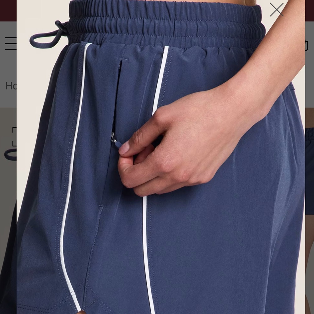 RBX Women's Navy Athletic Running Shorts - Picture 6 of 11
